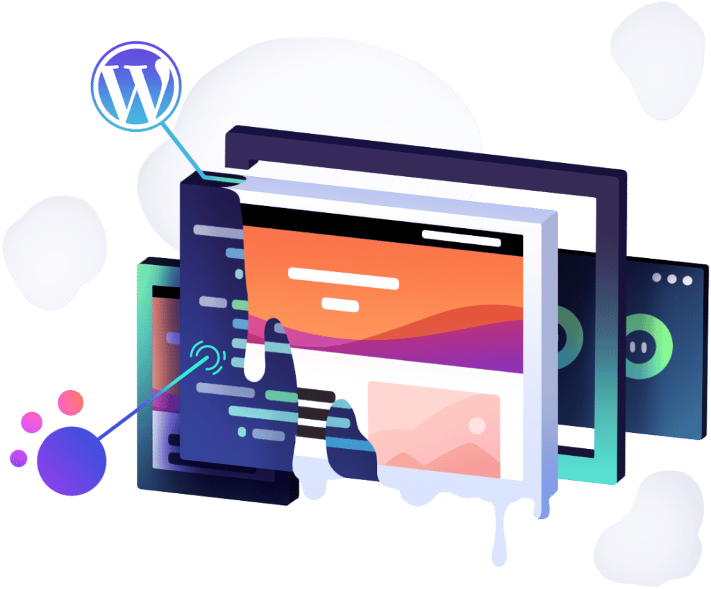 WordPress solutions graphic