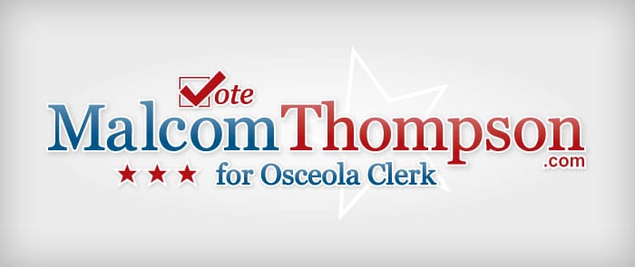 vote Malcom Thompson logo