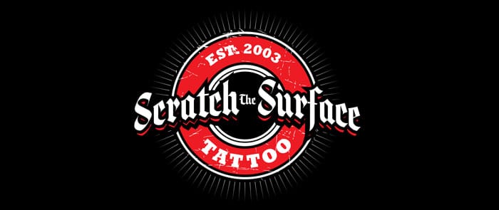 Scratch the surface Tattoo logo