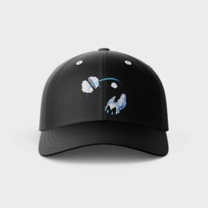 Spot astroid hat black mockup