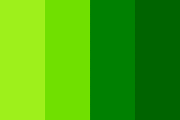 Green Color Pallet