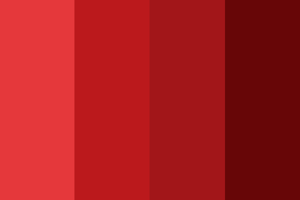 Red Color Pallet