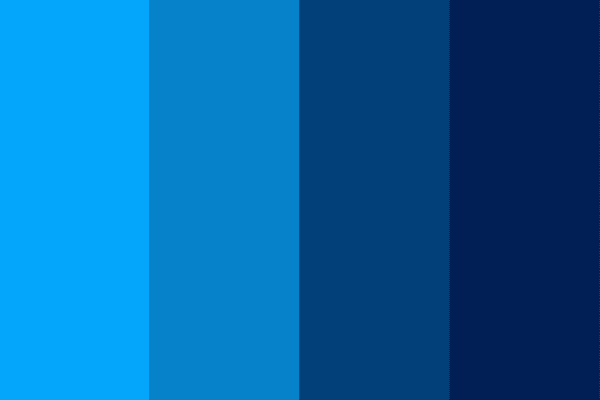 Blue Color Pallet