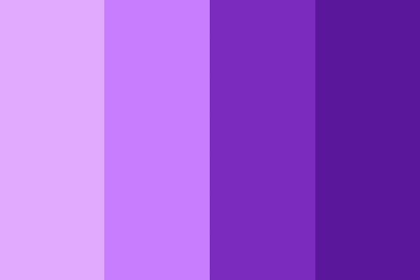 Purple Color Pallet